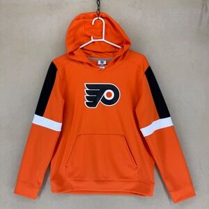 Youth Philadelphia Flyers NHL Orange Hoodie Pullover Sweatshirt XL 18/20‎